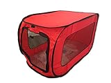 Beatrice Home Fashions SOLPPK00RED POP UP PET Kennel, Red
