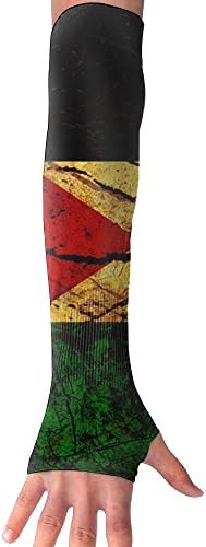 Jordan FlagBeach Sunset Holiday UV Protection Arm Sleeves Fitness Towel Sports Sun Sleeves Arm Sports Towel Cooling Ability