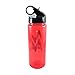 Silver Buffalo WE4164 WWE Logo Red Tritan Water Bottle, 20-Ounces