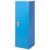 Merax SMART Kids Metal Storage Locker for Home and School, 48-Inch (Blue)