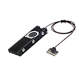 Aluminum M.2 2280 SSD Heatsinks with 20mm Fan Powerful Cooling for PCIE NVME or SATA M.2 SSD Cooler