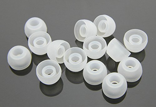 Lsgoodcare 3 Sizes (Small/Medium/Large) Clear Silicone Earphone Ear Bud Tips Cushions Replacement Ear pads Covers For Phone Headphone MP3/Mp4/Notebook/TV/DVD /Radio ect, Pack of 60