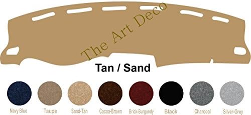 The ArtDeco Custom Made Carpet Dash Cover Fits for Honda Odyssey Dash Board Cover Mat Pad Fits 2011-2017 (Sand/Tan)