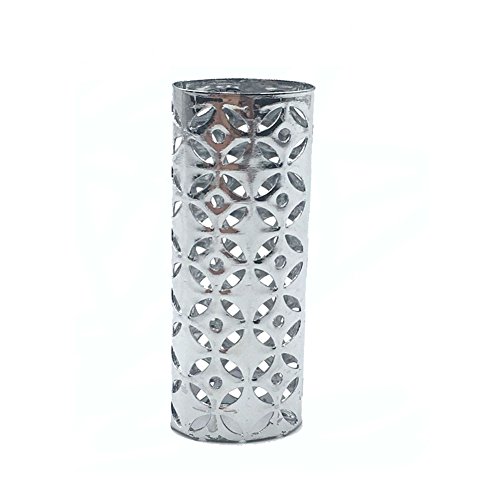 Lucklybestseller Metal Lighter Case Cover Holder Hollow Design for BIC Full Size Lighter Type J6 (Silver)