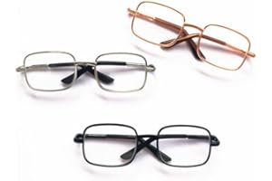 SSBEAUTY M 3X of 20cm Plush Doll Glasses Eyeglasses Doll Dress up Mini Costume for 7.8 inches Plush