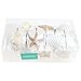 Image 12 Pcs Blue Green Llight Brown 3 Colors Beautiful Anti Rust Alloy Durable Seashell Shower Curtain Hooks Hangers Best Bathroom Decor (Light Brown)