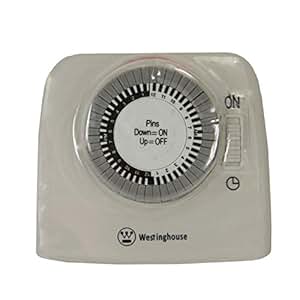 Westinghouse 2-Outlet Indoor 24 Hour Mechanical Timer for 2 Electrical