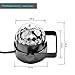 EAAGD DJ Disco Stage Lights - Sound Activated Party Lights Mini RGB LED Crysral Magic Ball Multi Colored Rotating Stage Effect Light Clubs Light for Home Room Dance Parties