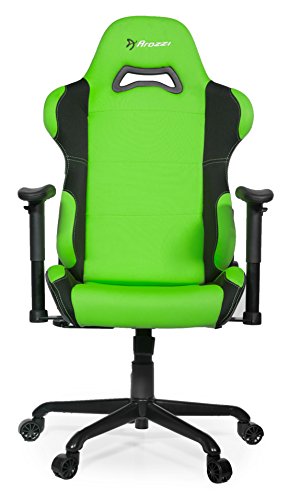 Arozzi Torretta Series Gaming Racing Style Swivel Chair, Green