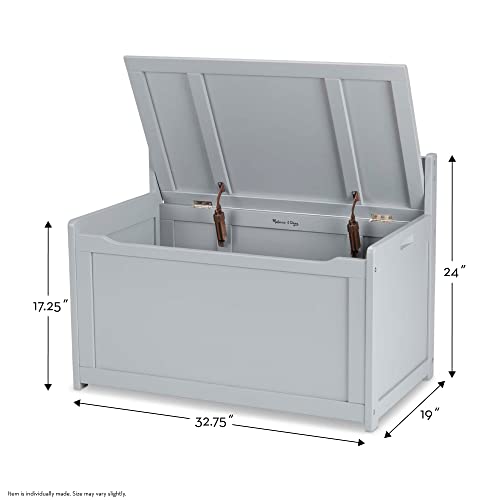 Melissa & Doug Wooden Toy Chest Gray Furniture for Playroom Pricepulse