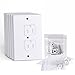 AUSTOR Electric Outlet Covers Baby Safety Self Closing Wall Socket Plugs Plate Alternate for Child Proofing, 6 Pack