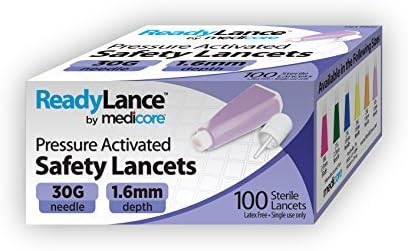 ReadyLance Safety Lancet, 30G x 1.6MM, 100CT by ReadyLance