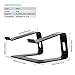 JARLINK Aluminum Laptop Stand, Ergonomic Detachable Laptop Holder Riser Compatible with MacBook Air Pro/Dell XPS/HP/Lenovo (up to 15.6 inches), Blackthumb 1
