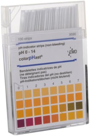 ColorpHast 9590-3 Test Strips, 0-14 pH (Box of 100)