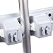 Juvale Mop and Broom Holder, Garden Tool Organizer (5 Ball Slots, 6 Hooks)