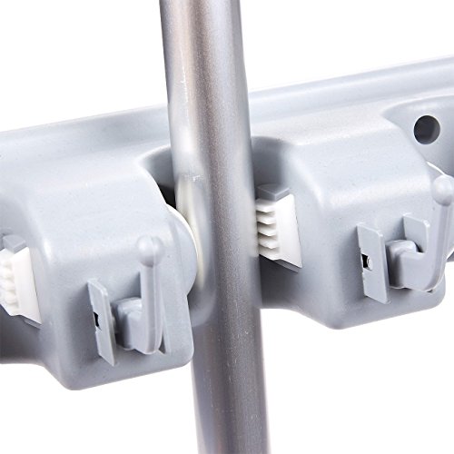 image for Juvale Mop and Broom Holder - Garden Tool Organizer, Garage Organizer 