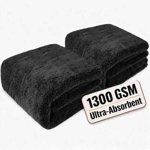 Luxlyra 2 Pack 1300 GSM Car Drying Towels β Drying Towels Car