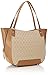 Nine West 9 Jacquard Carry All Shoulder Bag, LT SANDSTONE/DK CAMEL, One Size