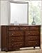 Hillary 9-Drawer Dresser Warm Brown