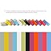 NUOLUX 12 Rolls Washi Tape Rainbow Decorative Tape 15mm x 10m