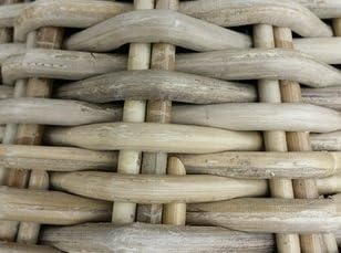 Very Strong Excellent Quality Lined Square Log Basket / Storage Basket, Brown, Medium (Individual) - Image 3