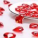 Mayam 150 Pieces Acrylic Hearts for Valentine's Day Heart Ornaments Wedding, Party Vase Fillers Table Scatter Decoration (Red)
