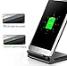 Fast Wireless Charger 2 Coils QI Wireless Charging Stand for Samsung Galaxy S7 S7 Edge, Note 5, S6 Edge Plus and Other Qi-Enabled Devices