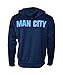 Manchester City Hoodie Zip Up Fleece Lining Sweatshirt Jacket Light Weight