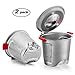 Reusable K Cups Keurig Filter For Keurig Coffee Maker Universal Stainless Steel Reusable Coffee Filter Keurig Accessories 2019 New Generation (2Pack)