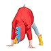 Red Little Boys Girls Rainwear Children Raincoat Poncho Infant Rain Slicker XL