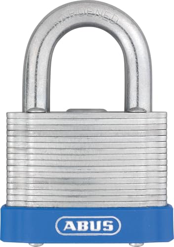 ABUS Padlock 41/50 - Eterna Coating, Hardened Steel Shackle, 2 Keys
