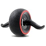 E-Spark AB Roller Wheel, Fitness Wheel & Abdominal Carver To Workout, Exercise & Strengthen Your Abs & Core - Plus, Get A FREE Pro Knee Mat To Supplement Your Training