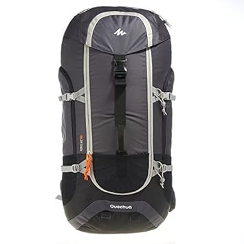 Quechua Polyester 90 Ltr Grey Trekking Backpack