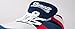 Happy Feet Mens y Womens NFL Sneaker, LG - W 8-10, M 7-9, New England Patriots Slippers