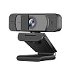 Webcam HD 1080p-Streaming Webcam with Privacy Cover for Desktop Computer PC,100° Wide-Angle View with Stereo Microphone…