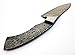 Poshland BBC-654, Handmade Damascus Steel 12 Inches Full Tang Chef Knife with Stainless Steel Bolster Blank Blade