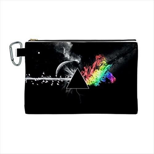 Pink Floyd Dark Sides of the Moon Canvas Cosmetic Bag 10"x7" (L)