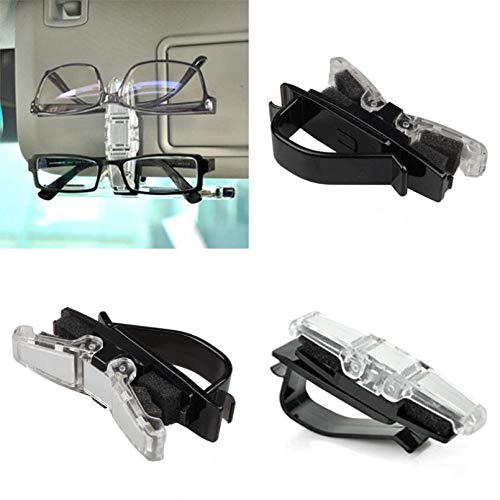 VT BigHome Car Styling Car Accessories Sun Visor Clip Holder Dual Sunglasses Eyeglass Reading Glasses Focus Passat Universal Cars