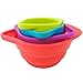 Measuring Cups - Best Set of 4 - Collapsible For Easy Storage with Easy Pour Spouts - Food Grade Silicone - For Dry Ingredients or Liquids - Nonstick, Microwave, Dishwasher Safe-Lifetime Guarantee