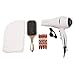 Tru Beauty Limited Edition Professional Styling Set, Includes 1875W Hair Dryer, Wet and Dry Paddle Brush, Turban Hair Towel, and Hair Clips