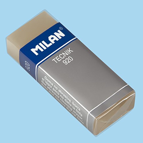 Box of 20 Rubber Plastic MILAN 920 Rectangular Wrapped Individual Brown