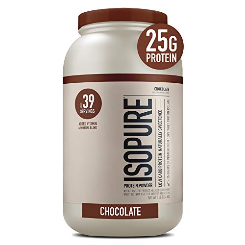 Isopure Protein Powder, Whey Protein Isolate Powder with Vitamin C