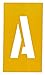 Chartpak Letter and Number Painting Stencils, A-Z and 0-9, 3 Inches H, 35 per Pack (01560)