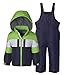 Sportoli Boys Kids Winter Snowboard Skiing Parka Jacket & Snow Bib Snowsuit Set