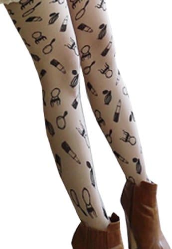 SACAS Sexy Girl stuffs cosmetics lipsticks vanity chair Tattoo Tights XS-M