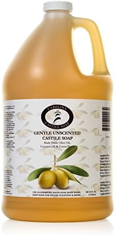 Carolina Castile Soap Gentle Unscented W/organic Cocoa Butter - 3.8l, 3.8l