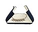 Dark Blue Velvet Banquet Large Necklace Pearl Strands Gift Box Packaging Premium Grade Velvet Unique Style Hard Shell Button Tight Large Room Inside Fine Exhibition Gift for Her (Jewelry not included)