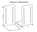 Acrimet Premium Bookends (Pink Color) (1 Pair)