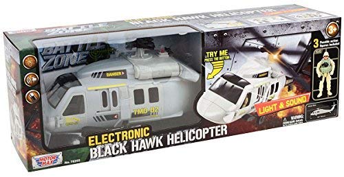 image for Motormax Black Hawk Helicopter Playset (24
