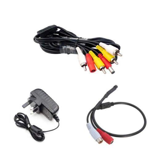 5M Add On High Gain Audio Covert Microphone Kit for CCTV Camera Security System
